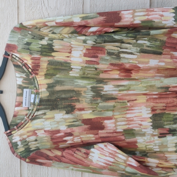 Alfred dunner women's blouse size petite XL  multicolor - Picture 4 of 12